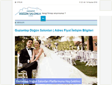 Tablet Screenshot of gaziantepdugunsalonlari.com